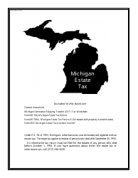 Form MI-706 Michigan Estate Tax Return - Michigan, Page 4