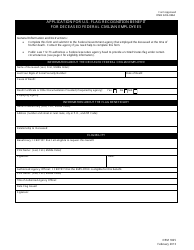 OPM Form 1825 Application for U.S. Flag Recognition Benefit for Deceased Federal Civilian Employess