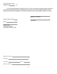 Form G-10A Petition to Close Guardianship Account (Former Infant) - New York, Page 2