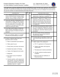 Form CA-35A Evidence Required in Support of a Claim for Occupational Disease, Page 9
