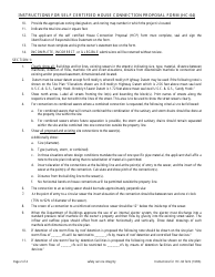 Instructions for Form HC-04 Self Certified House Connection Proposal Form - New York City, Page 2