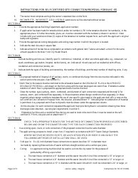 Instructions for Form HC-07 Self Certified Site Connection Proposal Form - New York City, Page 2