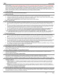 Document preview: Instructions for Form TR1 Technical Report: Statement of Responsibility - New York City
