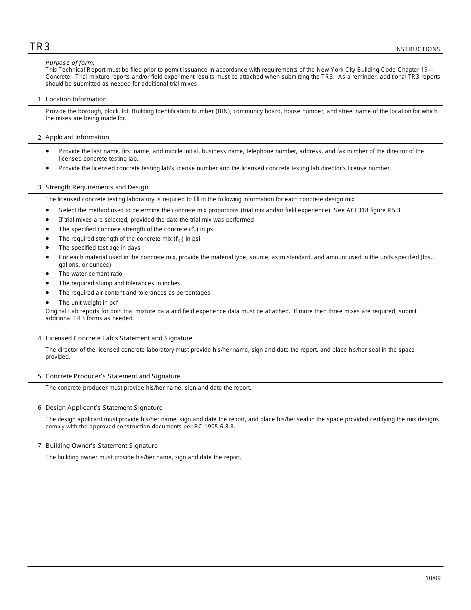 Download Instructions for Form TR3 Technical Report: Concrete Design ...