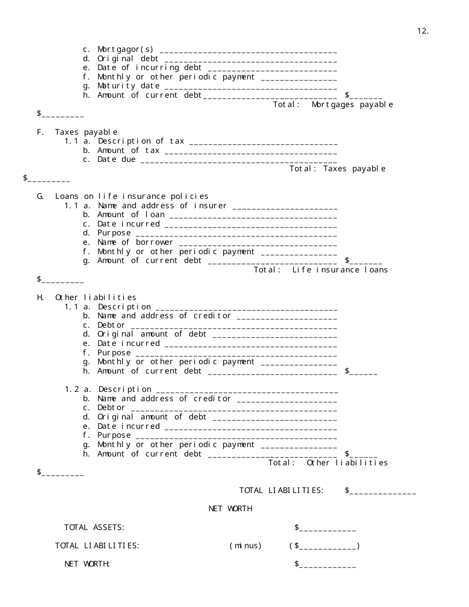 New York Statement Of Net Worth Drl 236 Fill Out Sign Online And Download Pdf Templateroller