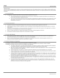 Instructions for Form PW2 Work Permit Application - New York City, Page 2