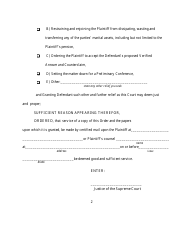 Order to Show Cause to Vacate Default Judgment - New York, Page 2