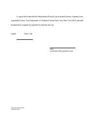 Order Assigning 18-b Law Guardian - New York, Page 2