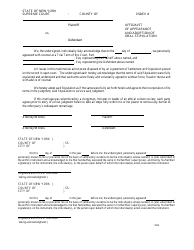Document preview: Affidavit of Appearance and Adoption of Oral Stipulation - New York