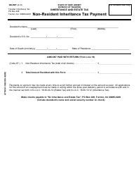 Form IT-NR Transfer Inheritance Tax Non-resident Decedent - New Jersey, Page 19