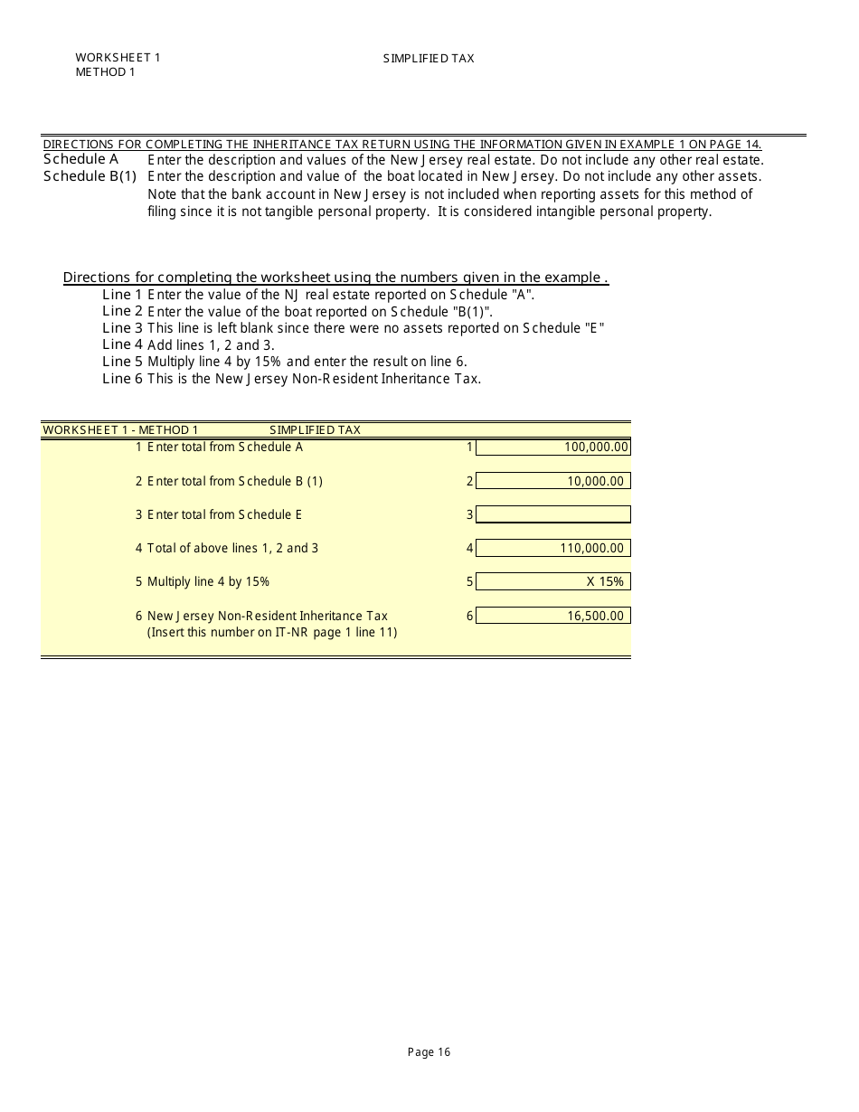 Form IT-NR Transfer Inheritance Tax Non-resident Decedent - New Jersey, Page 35