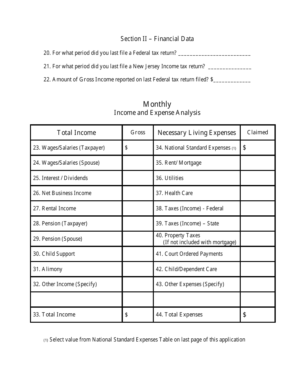 Form 906 Closing Agreement Request - New Jersey, Page 10