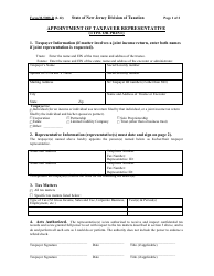Form 906 Closing Agreement Request - New Jersey, Page 4