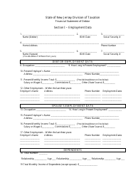 Form 906 Closing Agreement Request - New Jersey, Page 9