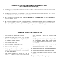 VT Form PA-1 Special Power of Attorney for Use by Individuals, Businesses, Estates and Trusts - Vermont, Page 2