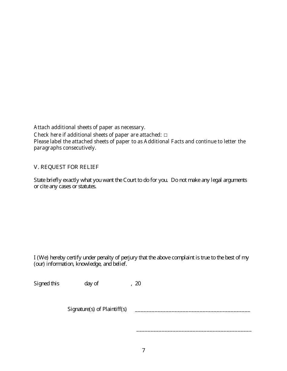 Civil Rights Complaint - Minnesota, Page 7