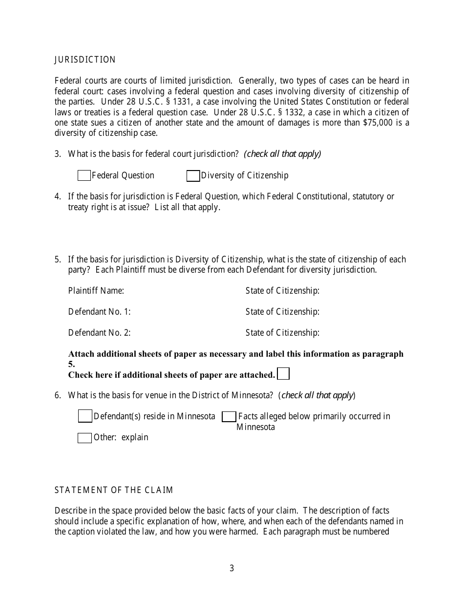 Complaint - Minnesota, Page 3