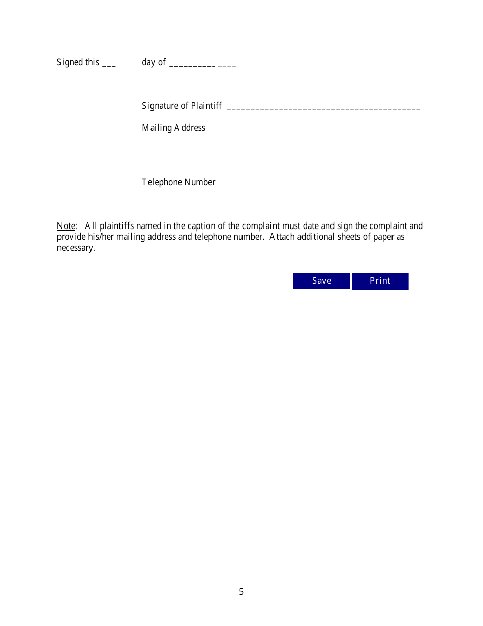 Complaint - Minnesota, Page 5