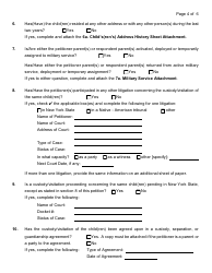 General Form 17 Petition for Custody/Visitation - Nassau County, New York, Page 4