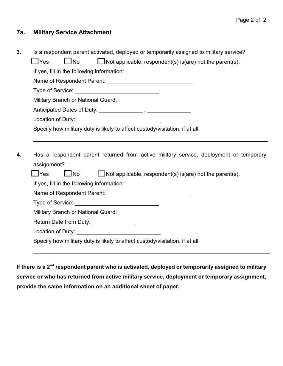 General Form 17 Petition for Custody / Visitation - Nassau County, New York, Page 9