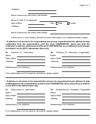General Form 41/8A Petition for Enforcement/Violation of an Order of Custody/Visitation - Nassau County, New York, Page 2