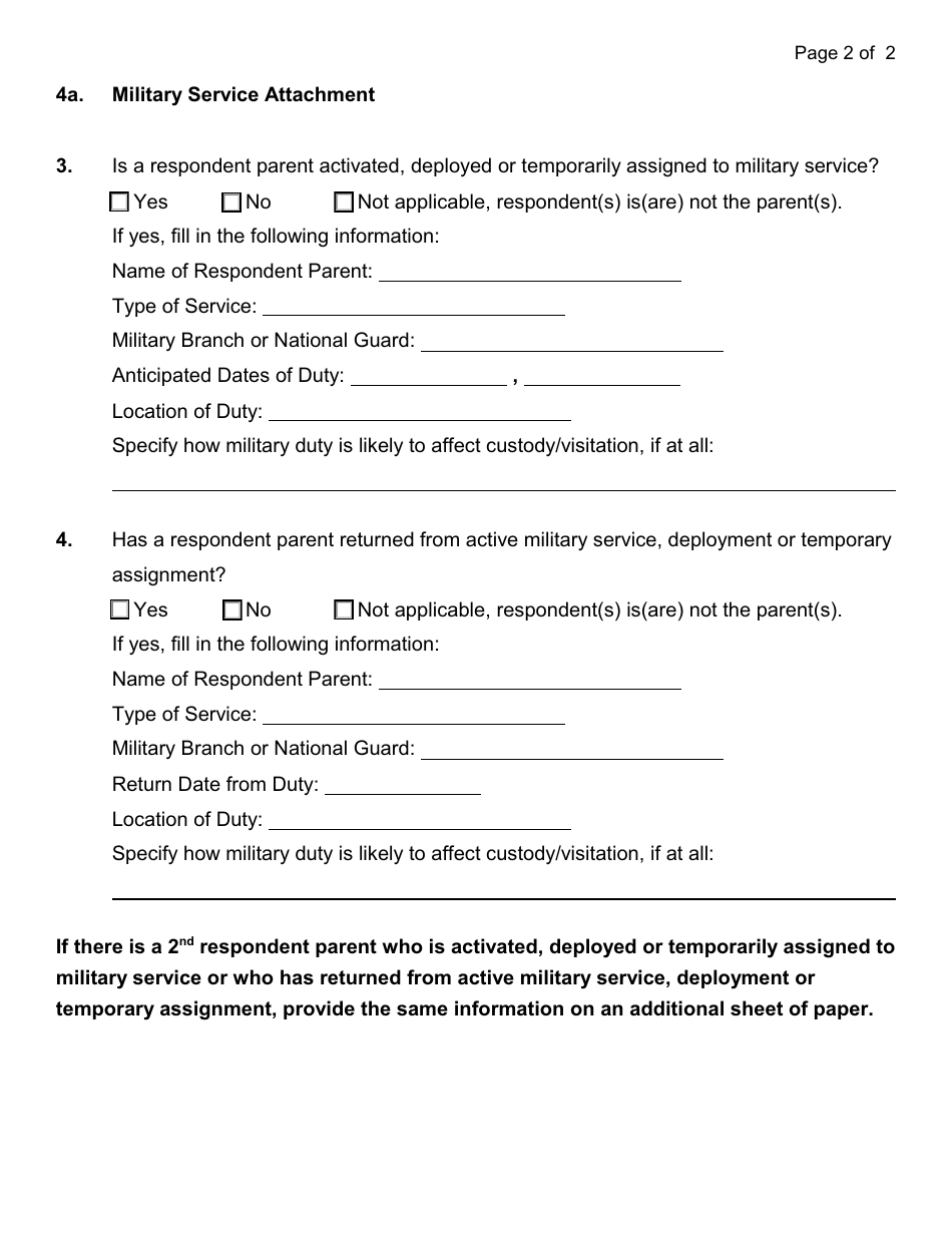 General Form 41 / 8A Petition for Enforcement / Violation of an Order of Custody / Visitation - Nassau County, New York, Page 7