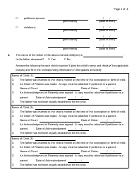 Form 4-3 Petition for Support - Nassau County, New York, Page 5
