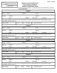 Form 4-11 Support Modification Against Dss Only Packet Forms and Instructions - Nassau County, New York, Page 11