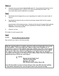 Form 4-11 Support Modification Against Dss Only Packet Forms and Instructions - Nassau County, New York, Page 4