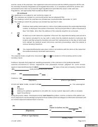 Form LT-H-RP Holdover Petition to Recover Possession of Real Property - New York, Page 2