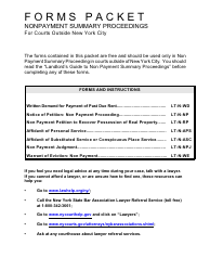 Landlord&#039;s Guide to Nonpayment Summary Proceedings - Forms Packet - New York, Page 2