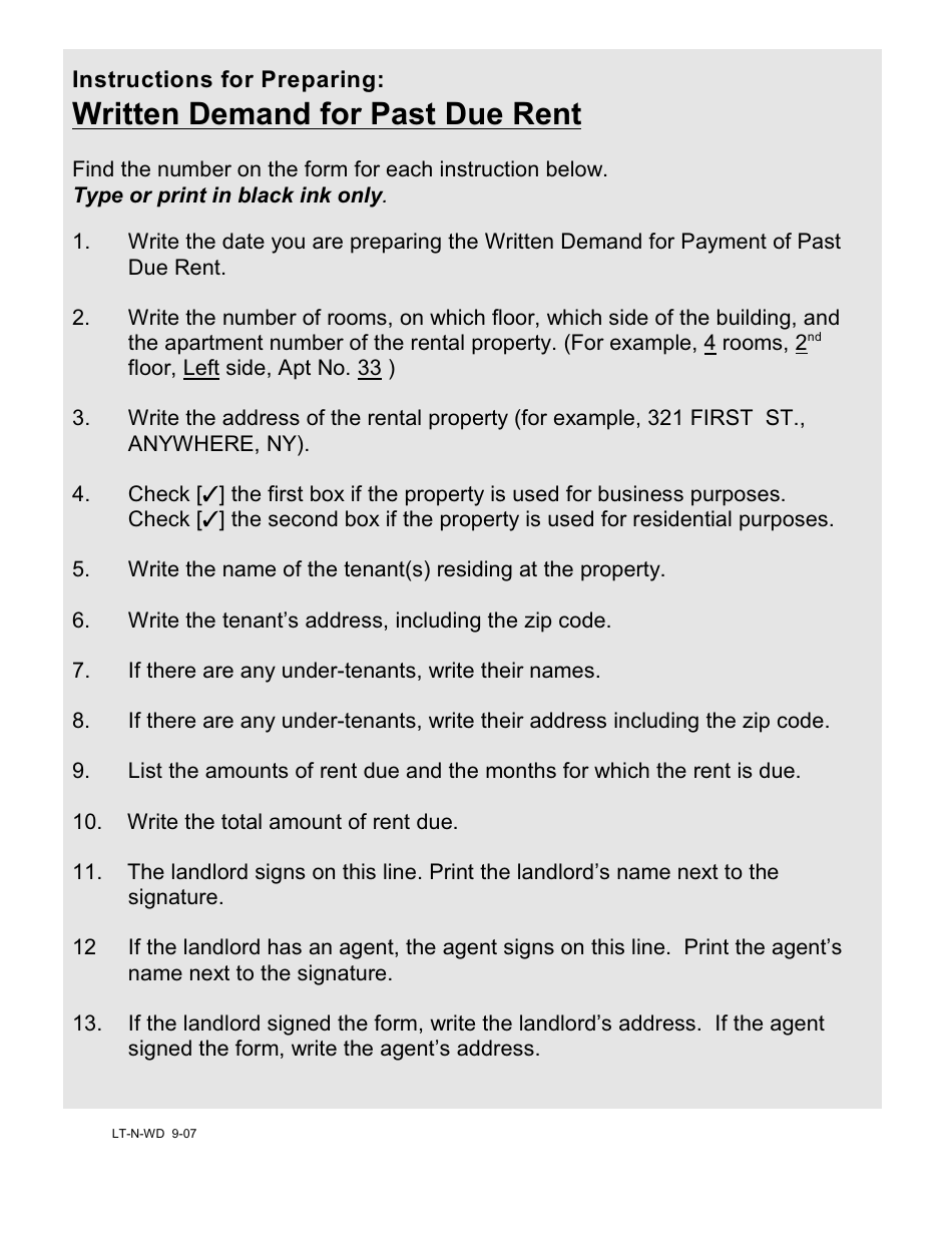 Landlords Guide to Nonpayment Summary Proceedings - Forms Packet - New York, Page 3