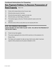 Landlord&#039;s Guide to Nonpayment Summary Proceedings - Forms Packet - New York, Page 9