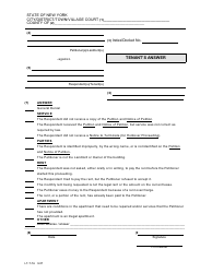 Tenant&#039;s Summary Proceedings Manual - Forms Packet - New York, Page 4