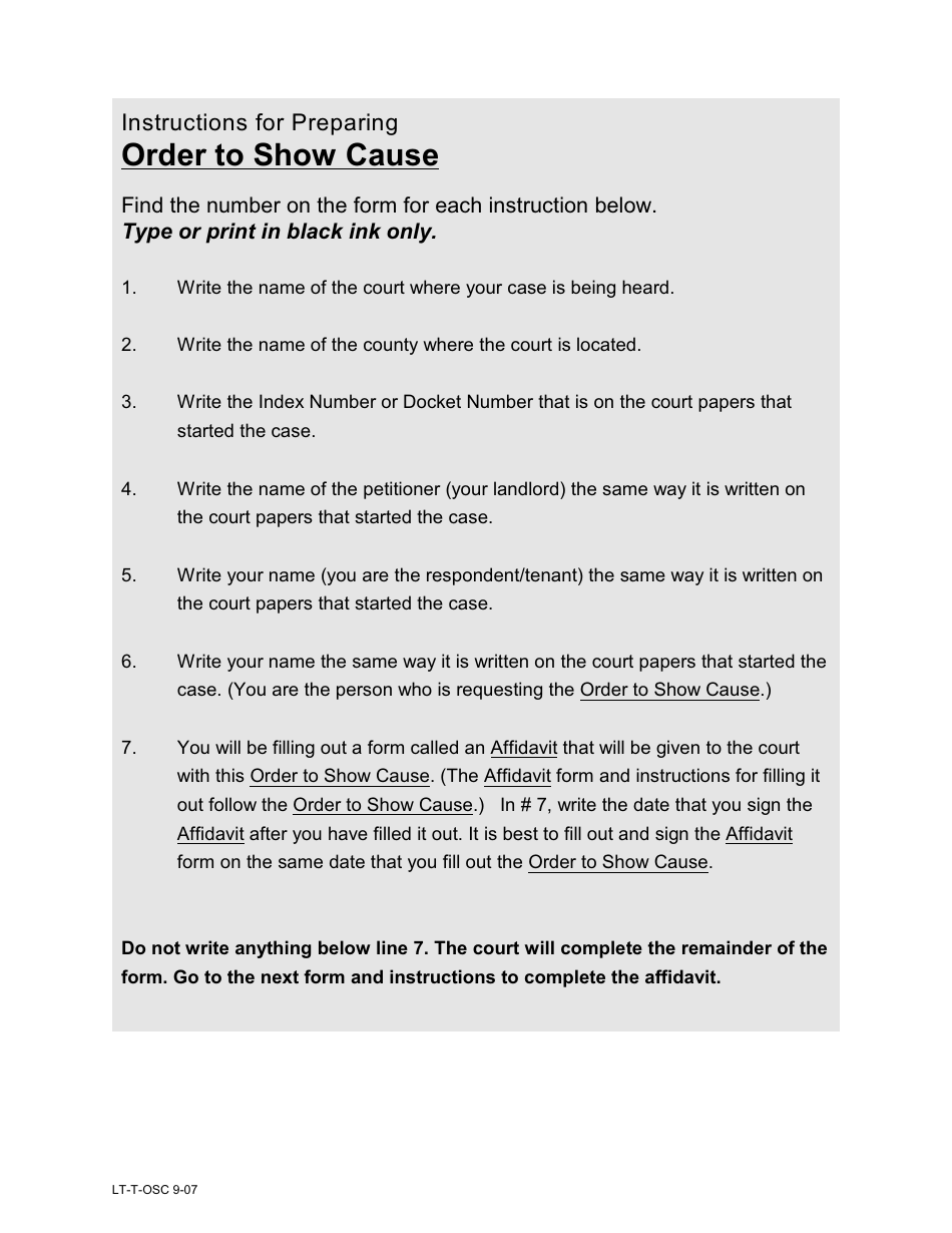 Tenants Summary Proceedings Manual - Forms Packet - New York, Page 5