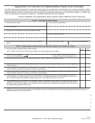 OPM Form RI20-7 Representative Payee Application, Page 2