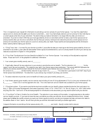 Document preview: OPM Form RI20-64 Letter Reply to Request for Information
