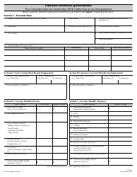 OPM Form RI34-1 Financial Resources Questionnaire, Page 2