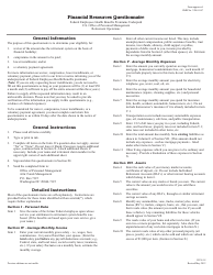 Document preview: OPM Form RI34-18 Financial Resources Questionnaire