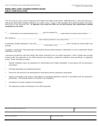 Document preview: Form LIC9166 Nebulizer Care Consent/Verification Child Care Facilities - California