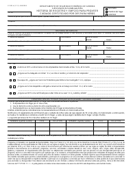 Form CC-201-A &quot;Registration &amp; Employment History for Providing DES Certified Services&quot; - Arizona, Page 2
