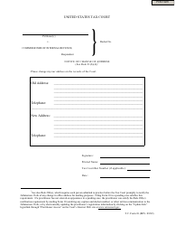 Document preview: T.C. Form 10 Notice of Change of Address