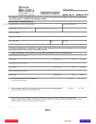 Document preview: Form REV-1737-1 Nonresident Decedent Affidavit of Domicile - Pennsylvania
