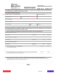 Form REV-1737-1 Nonresident Decedent Affidavit of Domicile - Pennsylvania