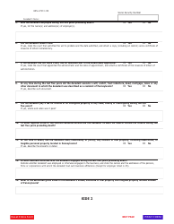 Form REV-1737-1 Nonresident Decedent Affidavit of Domicile - Pennsylvania, Page 2