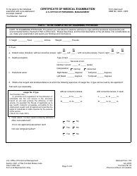 OPM Optional Form 178 Certificate of Medical Examination, Page 5
