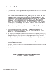 PS Form 3526-R Statement of Ownership, Management, and Circulation (Requester Publications Only), Page 4