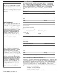 PS Form 5639 Uspsca Application and Payment Authorization Form, Page 2