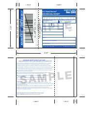 Sample PS Form 3813-P Insured Mail Receipt - Domestic Only - Over $500, Page 2