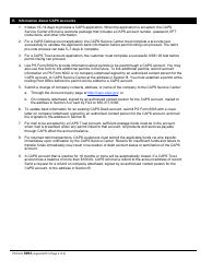PS Form 6003 Caps Electronic Funds Transfer Authorization Agreement, Page 2